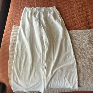 brandy melville white sweat pants